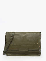 Cross Body Tas Felizia Leder Pieces Groen felizia 17116819
