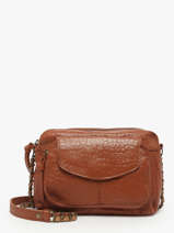 Sac Bandouliere Naina Cuir Pieces Marron naina 17063358