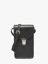 Sac Bandoulire Vintage Cuir Paul marius Noir vintage TELEPHON