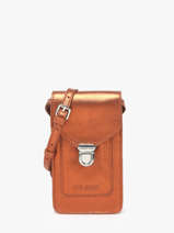 Sac Bandoulire Ginger Cuir Paul marius Marron ginger TELEPGIN