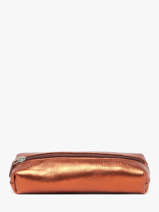 Le Plumier Ginger Cuir Paul marius Marron ginger PLUMIGIN