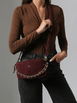 Sac Bandoulire Vintage Cuir Mila louise Beige vintage 23673V-vue-porte