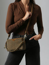 Sac Bandoulire Vintage Cuir Mila louise Marron vintage 23673PA-vue-porte