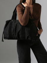 Sac Port paule S Mila louise Noir s 20204S-vue-porte