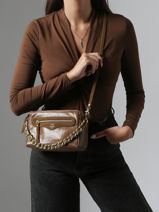 Sac Bandoulire Lx Mila louise Marron lx 2367ALX1-vue-porte