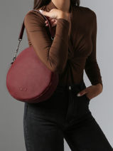 Sac Port paule Anna Cuir Nathan baume Violet nathan 9-vue-porte