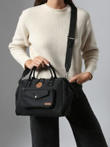 Cross Body Tas Crossbody L Cabaia Zwart crossbody L-vue-porte