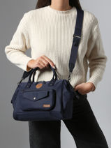 Sac Bandoulire Crossbody L Cabaia Bleu crossbody L-vue-porte