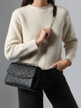 Sac Bandouli�re Phoebe Guess Bleu phoebe PD966521-vue-porte