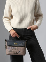 Sac Bandouli�re Parisian Anekke Noir parisian 41843528-vue-porte