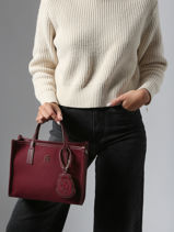 Sac Port Main Th City Tommy hilfiger Rouge th city AW17852-vue-porte