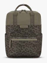 Rugzak 1 Compartiment Met 15" Laptopvak Kapten and son Bruin leo BERGENPL