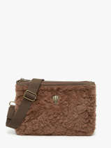 Sac Bandoulire Doudou Le voyage en panier Marron doudou AHP253