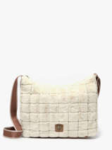 Sac Bandoulire Quadri Polyester Le voyage en panier Beige quadri AHP272