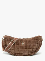 Sac Bandoulire Quadri Polyester Le voyage en panier Marron quadri AHP269