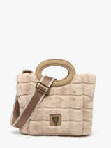 Sac Port paule Quadri Polyester Le voyage en panier Marron quadri AHP271