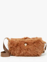 Sac Bandoulire Doudou Fourrure Le voyage en panier Marron doudou AHP261