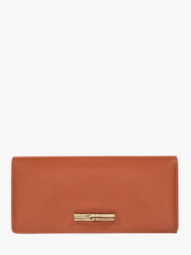 Longchamp Le roseau sleek Portefeuille Vert