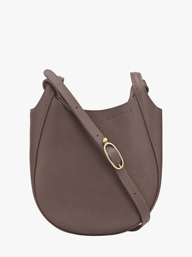 Longchamp Le foulonn� Sac port� travers Beige