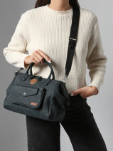 Sac Bandouli�re Crossbody L Cabaia Bleu crossbody L-vue-porte