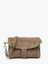 Sac Bandoulire Velvet Milano Marron velvet VE260612
