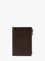 Portefeuille Met Portemonnee Leder Etrier Bruin madras EMAD619