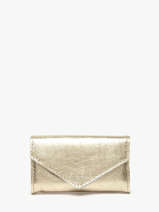 Portemonnee Etincelle Irisee Leder Etrier Goud etincelle irisee EETI5018