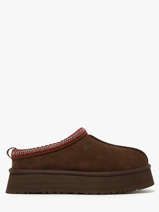 Chaussons Plateforme Tazz Ii En Cuir Ugg Marron women 1174471