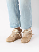 Sneakers Lowmel En Cuir Ugg Noir women 1144032-vue-porte