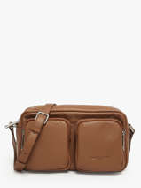 Sac Bandoulire Soft Caramella Cuir Lancaster Marron soft caramella 6