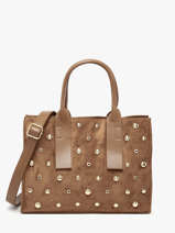 Sac Port� Main A4 Stud David jones Marron stud CM7868