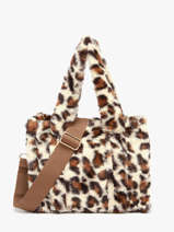 Sac Port� Main Fur David jones Beige fur CM7879
