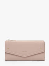 Portefeuille David jones Rose saffiano P164