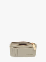 Porte-monnaie Porte-cartes Saffiano David jones Gris saffiano 1-vue-porte
