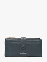 Portefeuille Porte Monnaie David jones Bleu lac P162