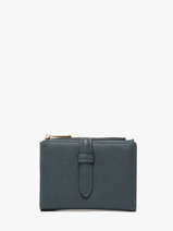 Portefeuille Saffiano David jones Bleu saffiano P163