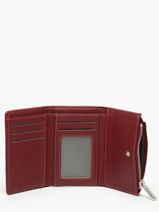 Porte-monnaie Porte-cartes David jones Rouge dune 1-vue-porte