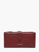 Portefeuille David jones Rood lac P162
