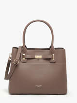 Sac Port Main Saffiano David jones Marron saffiano CM7744