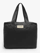 Le Sac Port paule A4 Clestins Waxed Rivedroite Noir waxed CELESWAX