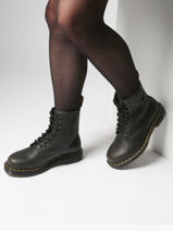 Bottines 1460 Pascal En Cuir Dr martens Noir boy 31981300-vue-porte