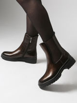 Chelsea Boots Tamaris Marron women 43-vue-porte