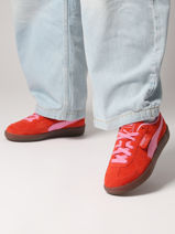 Sneakers En Cuir Puma Rouge women 39646372-vue-porte