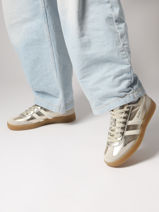 Sneakers Viper Metallic Gola Or women CLB783-vue-porte
