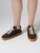 Sneakers Berlin En Cuir Victoria Marron women 1126218-vue-porte