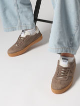 Sneakers Berlin En Cuir Victoria Marron women 1126229-vue-porte