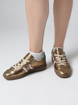Sneakers En Cuir Coolway Or women 7693294-vue-porte