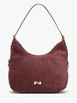 Schoudertas Carrie Sude Leder Nathan baume Violet vogue 1