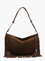 Schoudertas Rodeo Leder Met Franjes Nat et nin Bruin vintage RODEOFRA