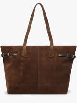 Sac Port paule Marceau Cuir Nat et nin Marron vintage MARCEAU